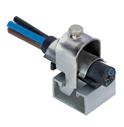 510 120, Фиксатор кабеля 22,5х50 мм (ШхВ) на рейку KR1, K2 | код 0.0.0.5.10120 | KLEMSAN