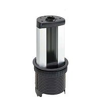 Connect Телеблок на 3 модуля К45 алюминий | код KTL203 | Simon