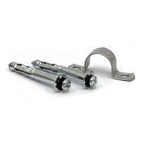 Комплекты для крепления ОКЛ с использованием дюбеля Молли М4х32 и скобы СМД d19-20 мм (100 шт) Промрукав | код PR08.5011 | ПРОМРУКАВ