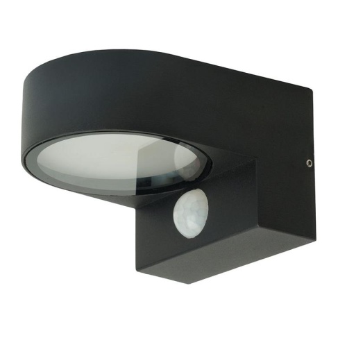 Светильник садово-парковый 230хH1202 черн. с датчиком освещенности/движения (на стену) FERON 51327