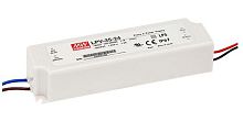 Источник питания AC-DC, 36Вт, IP67, вход 90…264В AC, выход 15В/2,4А, изоляция 3000В AC, в кожухе 148х40х30мм, -30…+75С | код LPV-35-15 | MeanWell