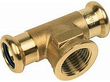 Тройник бронза пресс 35 x 1' x 35 ВР для медных труб (18130351) | код RG008TF950MHBM | Sanha