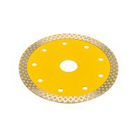 Диск алмазный отрезной сплошной, 125х22,2мм, сухой/мокрый рез KRANZ | код KR-90-0116 | KRANZ