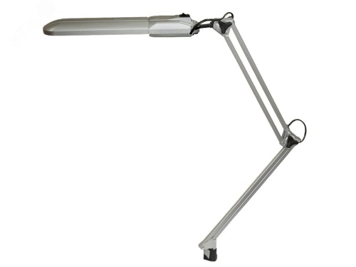 Светильник светодиодный Дельта С16 LED 8 Вт серебристый на струбцине | код 7014448 | Трансвит