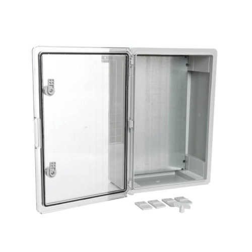 Корпус пластиковый с монтажной панелью ЩМП IP65 прозрачная дверь 500х350х190 Промрукав | код PR08.26492 | ПРОМРУКАВ