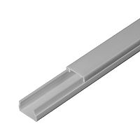 Кабель-канал серый RAL 7035 2-й замок в п/э 15х10 мм (234м/уп) Промрукав | код PR03.0069 | ПРОМРУКАВ