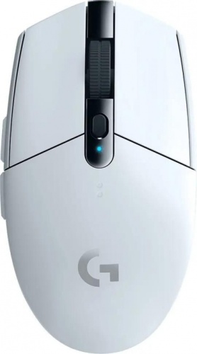 Мышь Logitech G305 Lightspeed белый оптическая (12000dpi) беспроводная USB (5but) | код 1919856 | Logitech