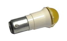 Светодиодная лампа СКЛ-10А-Ж-2-220, желтая, 220В 50Гц/пост., цоколь B15d/18, УХЛ2.1 | код A8021-80066915 | Каскад-Электро