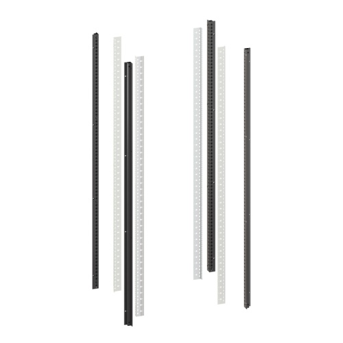 Стойки вертикальные комплект для 48U IT-CQE RAL9005 | код RBITKMN48 | DKC Стойки вертикальные комплект для 48U IT-CQE RAL9005 | код RBITKMN48 | DKC