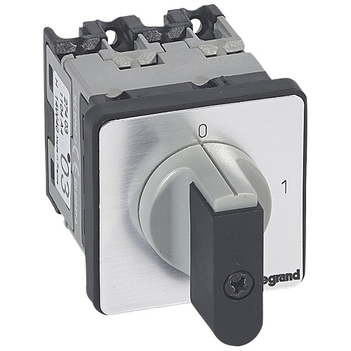 Выключатель - положение вкл/откл - PR 12 - 4П - 4 контакта - крепление на дверце | код 027403 | Legrand