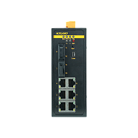 Коммутатор SICOM3000A-LITE-2S6T-ST40-L3-L3 300071522 2 100Base-FX single mode fiber ports, ST connector, 1310nm, 40km, 6 10/100Base-TX ports, Console Port Mini U | код 00-06151673 | Kyland