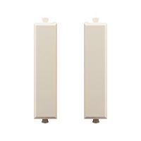 Комплект модульных заглушек Avanti, Ванильная дымка, 0,5 модуля 2 штуки | код 4405995 | DKC