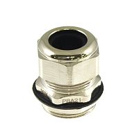 Кабельный ввод ZTM-ELECTRO PBA21-16, никелированная латунь | код 109614 | ZTM-ELECTRO