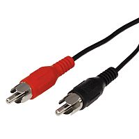Шнур REXANT 2 RCA - 2 RCA, 1.5 м, черный (10 шт./уп.) | код 17-0103 | REXANT