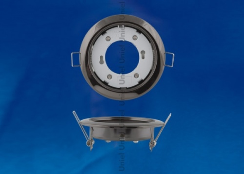 Светильник встраиваемый GX53/H4 BLACK CHROME 10 PROM корпус черный хром. 10 шт. в картонной упаковке. | код 09631 | UNIEL Светильник встраиваемый GX53/H4 BLACK CHROME 10 PROM корпус черный хром. 10 шт. в картонной упаковке. | код 09631 | UNIEL