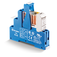 Интерфейсный модуль (сборка 50.12.9.024.5000 + 99.02.9.024.99 + 95.05SPA), электромеханическое реле, 2CO 8A, контакты AgNi+Au, питание 24В DC, категория защиты IP20, винтовые клеммы, пластиковая клипса, LED + варистор | код 483290245060SPA|