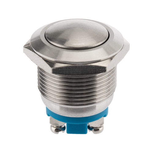 Кнопка антивандальная 19 Б/Фикс (2с винт) (ON)-OFF сфера (PBS-28В, A19-A2) REXANT (в упак. 1шт.) | код 06-0357-B | REXANT