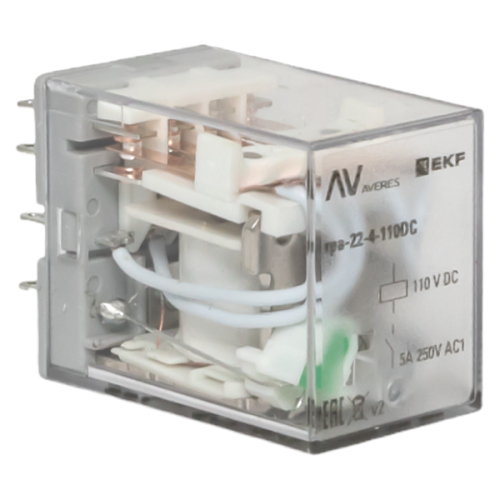 Реле промежуточное RPA 22/4 5A 110В DC EKF AVERES | код rpa-22-4-110DC | EKF фото 2 Реле промежуточное RPA 22/4 5A 110В DC EKF AVERES | код rpa-22-4-110DC | EKF фото 2