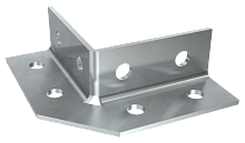 Соединит. угловой 90град. увелич. для STRUT-профиля EZ IEK | код CSE12-U-90-EZ | IEK