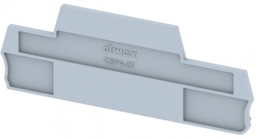 Концевая пластина для клемм, синяя CSP4-2T-BLUE | код 3910980001 | Elmex Концевая пластина для клемм, синяя CSP4-2T-BLUE | код 3910980001 | Elmex