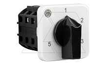 Переключатель BS 16 95 U, 3P, 20A, тип 1-2-3-4-5, 3NO на 1_5, на дверь, фронт IP40 | код EAC610379 | Rade Koncar