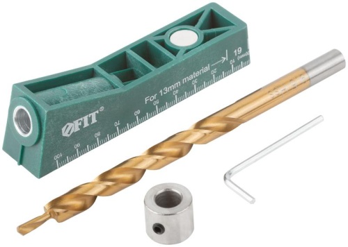 Кондуктор для глухих отверстий с ограничителем глубины одинарный FIT 36416 фото 2