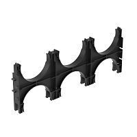 Держатель расстояния (кластер) для двустенных труб с фиксацией, д.110мм, тройной | код 025113M | DKC