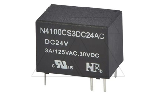 Реле N4100CHS3DC24AC, 1CO, 3A(125VAC/30VDC), 24VDC, Ag, для печатных плат, IP67 | код N4100CHS3DC24AC | Forward Relay Реле N4100CHS3DC24AC, 1CO, 3A(125VAC/30VDC), 24VDC, Ag, для печатных плат, IP67 | код N4100CHS3DC24AC | Forward Relay
