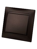 Выключатель 1 кл. 10А шоколад Лама TDM | код SQ1815-0501 | TDM