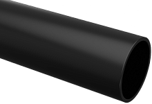 Труба гладкая жесткая ПВХ d=16 черная 2м (50м/компл) IEK | код CTR10-016-K02-2-050 | IEK