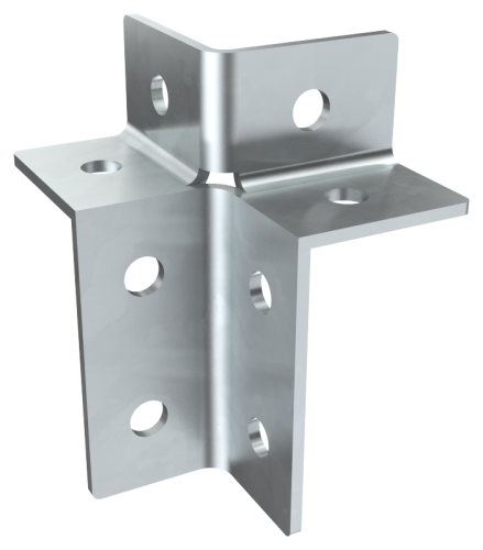 Соединит. угловой двусторон. усил. для STRUT-профиля EZ IEK | код CSE11-UD-EZ | IEK