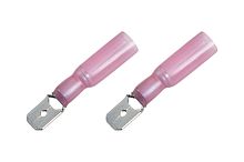 Клемма плоская изолированная термоусаживаемая РПи-п-т 1.5-(6.3)/РпИп-т 1,25-7-0,8 штекер 6.35 мм 0.5-1.5 мм кв красный REXANT | код 08-0314 | REXANT