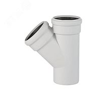 Тройник двухраструбный 87 град. 160 для бесшумной канализации | код 337400 | Ostendorf