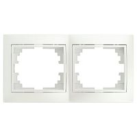 Рамка Intro Plano 1-502-06 на 2 поста горизонт | код Б0053989 | ЭРА