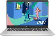 Ноутбук MSI Modern 14 C12M-240XRU Core i5 1235U 8Gb SSD512Gb Intel Iris Xe graphics 14 IPS FHD (1920x1080) Free DOS silver WiFi BT Cam (9S7-14J111-240) | код 1835768 | MSI