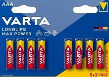 Батарея Varta LongLife Max Power Alkaline LR03 BL5+3 AAA (8шт) блистер | код 1988027 | VARTA