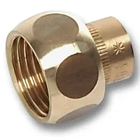 Соединение разъемное с плоским уплотнением бронза пайка ВР 15 х 3/4' (143591534) | код RG008TBBU9FPHV | Sanha