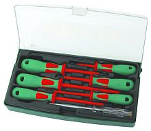 DV13PP07S Набор отверток стержневых диэлектрических, 7 предметов | код DV13PP07S | JONNESWAY