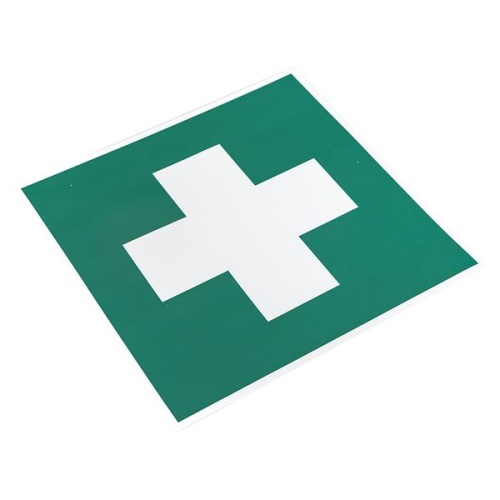 Наклейка "Аптечка первой медицинской помощи" EC01 (200х200мм,) PROxima | код an-4-03 | EKF фото 3