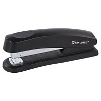 Степлер №24/6, 26/6 BRAUBERG Standard+, до 30 листов, полнозагрузочный,черный, 228606 | код 228606 | BRAUBERG