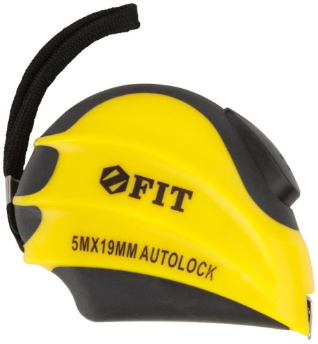 Рулетка с автостопом ''Инфинити'' 5 м x 19 мм | код 17349 | FIT