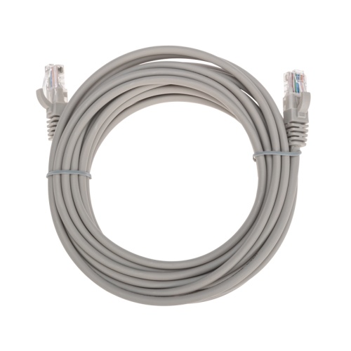 Патч-корд U/UTP, CAT 5e, RJ45-RJ45, 26AWG, LSZH, серый, 5м REXANT | код 02-0100-5 | REXANT Патч-корд U/UTP, CAT 5e, RJ45-RJ45, 26AWG, LSZH, серый, 5м REXANT | код 02-0100-5 | REXANT