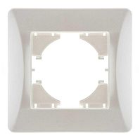 Рамка 1-местная Ugra, жемчуг | код С1110-028 | GUSI ELECTRIC