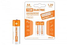 Аккумулятор AA-2300 mAh Ni-MH BP-2 TDM | код SQ1702-0070 | TDM
