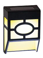 Светильник садовый 12х9х5см 4500К бел. свет на солнечной батарее настенный на 2-х крепл-х (уп.2шт) | код KOC_SOL112 | КОСМОС