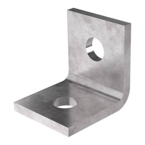 Пластина угловая 90° 2 отверстия HDZ Промрукав | код PR08.8811 | ПРОМРУКАВ