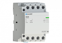 Модульный контактор MC06 3Р 40А 4НО 400/230B ELVERT | код MC06340-40 | ELVERT