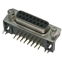 Разъём D-SUB RUICHI DRB-15FA, 15 контактов | код 54968 | Ruichi
