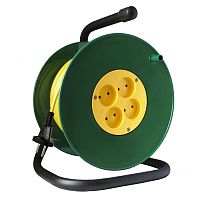 Удлинитель на катушке 4х20м с заземл. 16А IP20 4кВт | код 481S-3802 | Союз