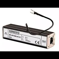 Устройство грозозащиты для локальной вычислительной сети(скорость до 1000 Мб/с), 1 вход(RJ45-мама), 1 выход(RJ45-мама) | код SP-IP/1000(ver.2) | OSNOVO